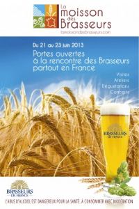 Portes ouvertes à la rencontre des Brasseurs partout en France. Du 21 au 23 juin 2013. 